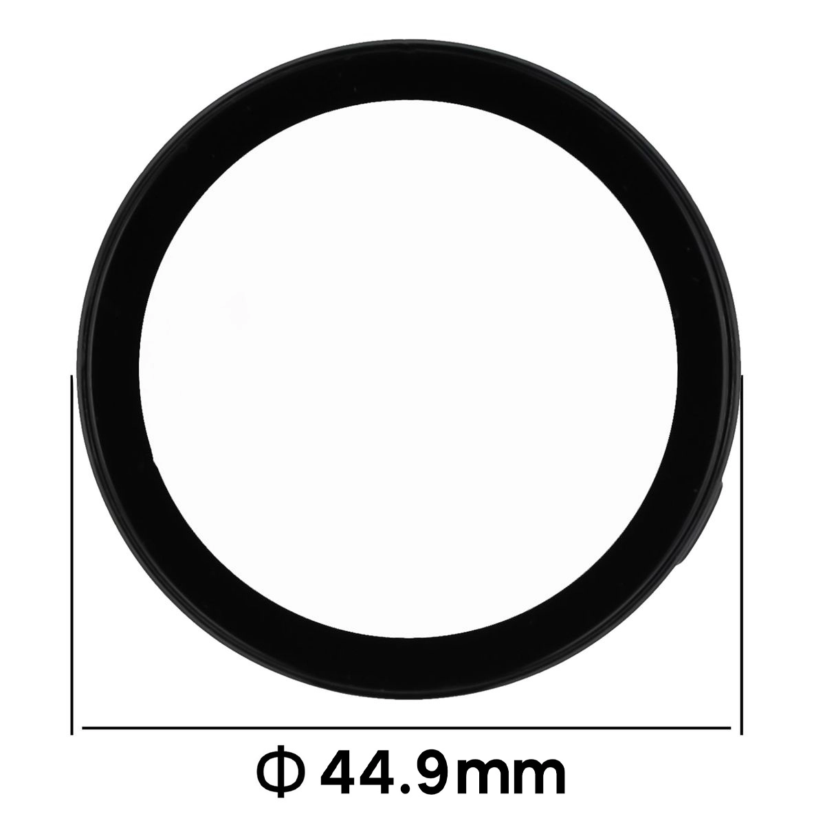 Wymiary etui Bizon Case Watch Adamo do Huawei Watch GT6 41 mm